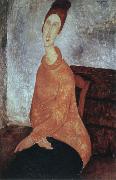 Amedeo Modigliani portrait of jeanne hebuterne oil painting artist